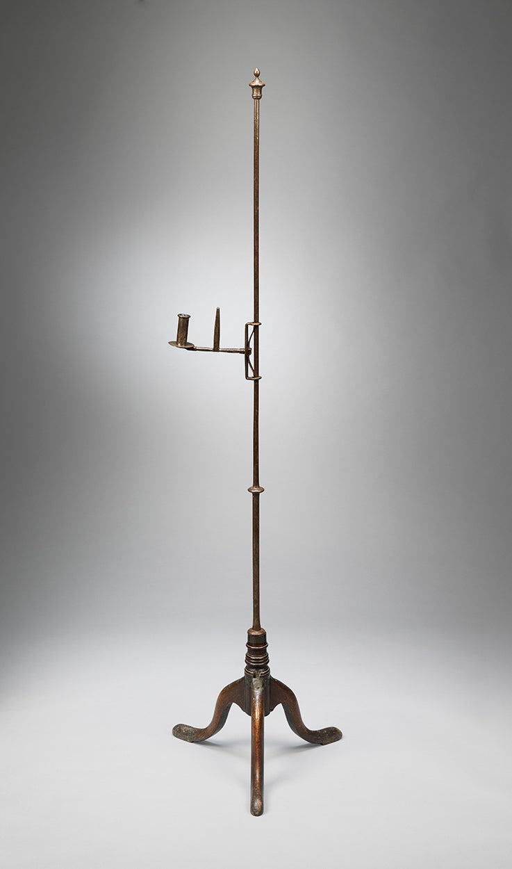 Fine Georgian Vernacular floor Standing Tripod Lighting Device