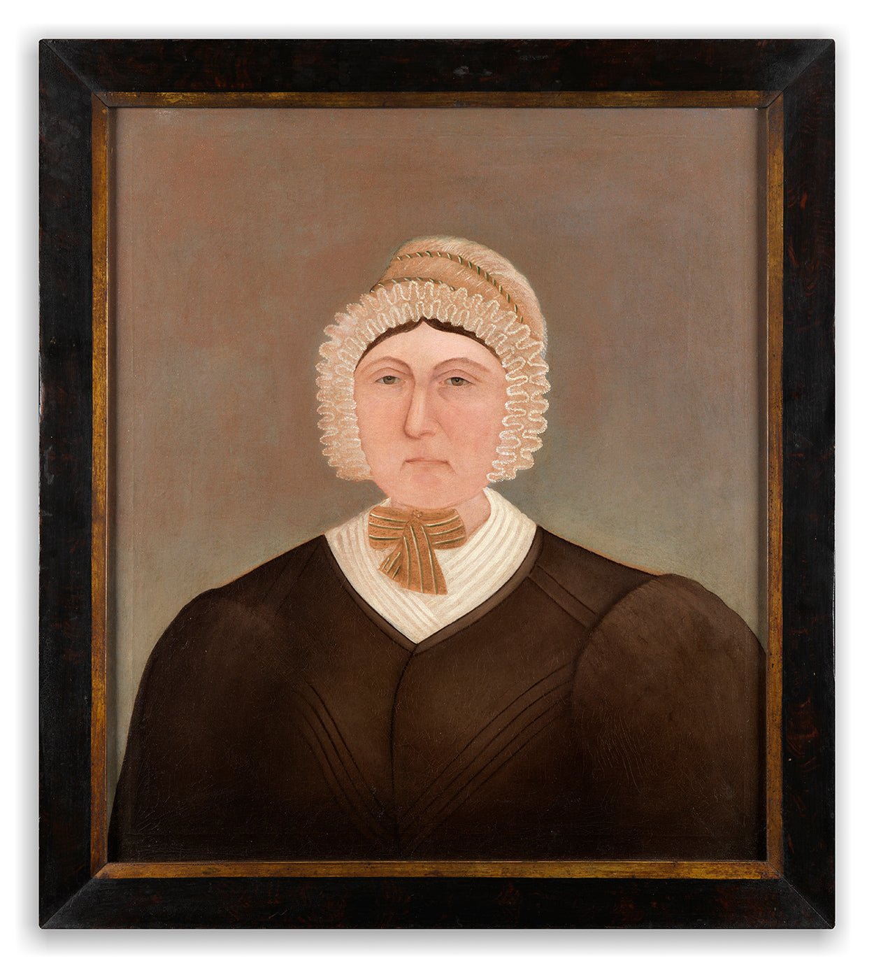 A Compelling Naive School Portrait of a Woman