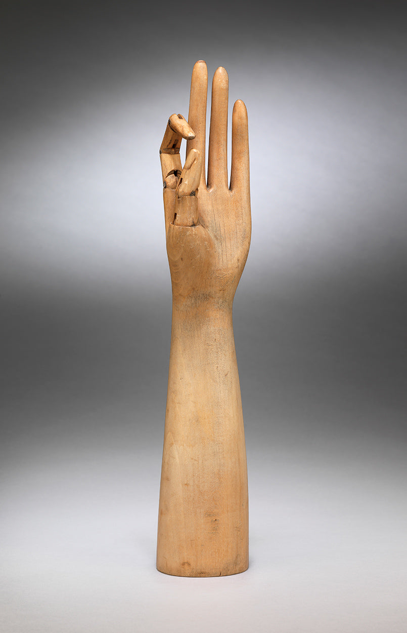 Elegant Finely Carved Shop Display Hand