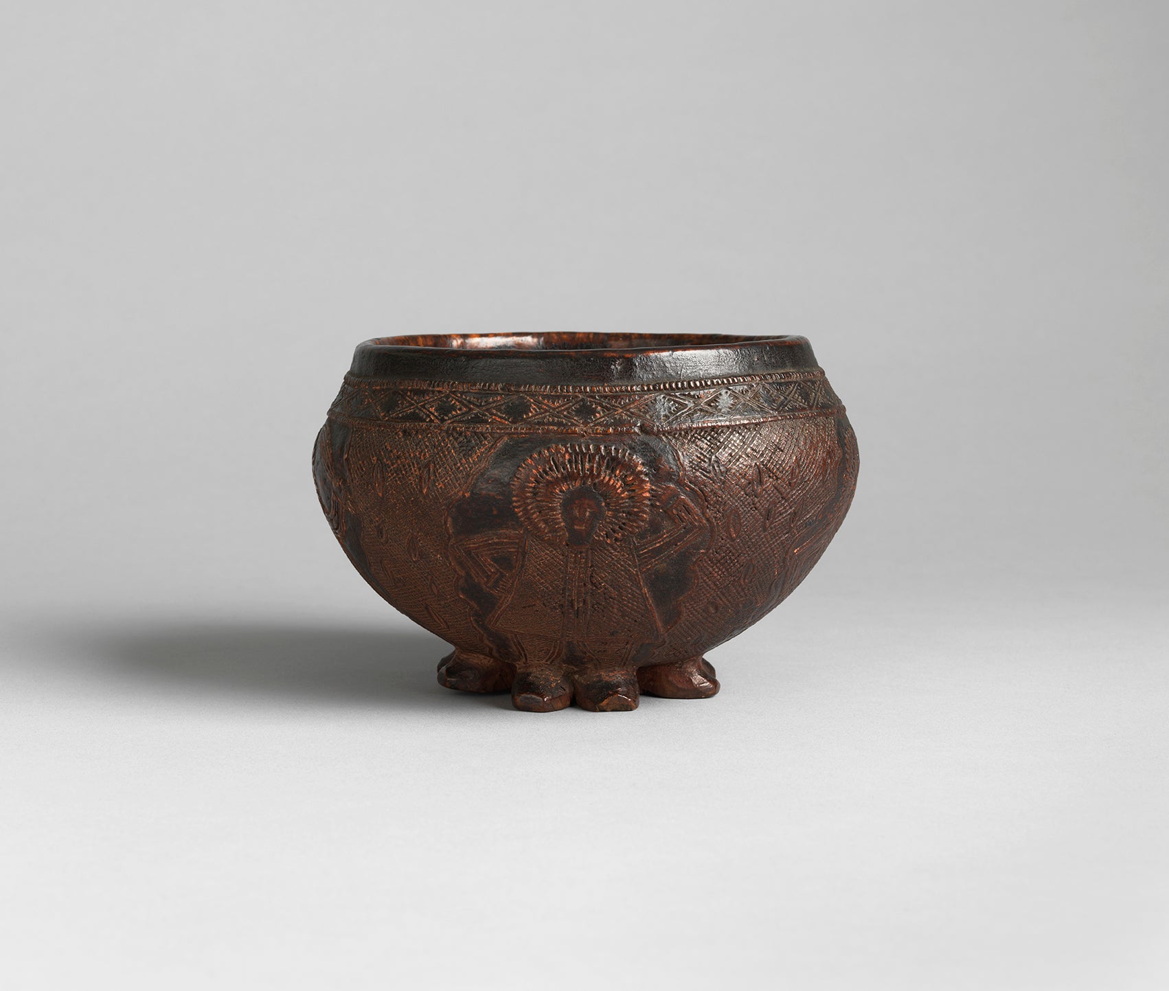 Important and Early Footed Ale Bowl