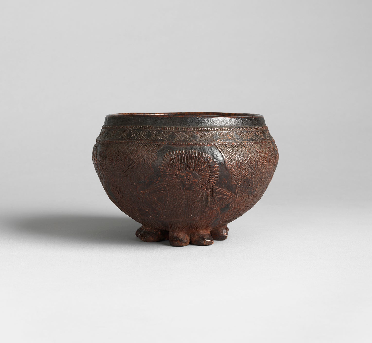 Important and Early Footed Ale Bowl