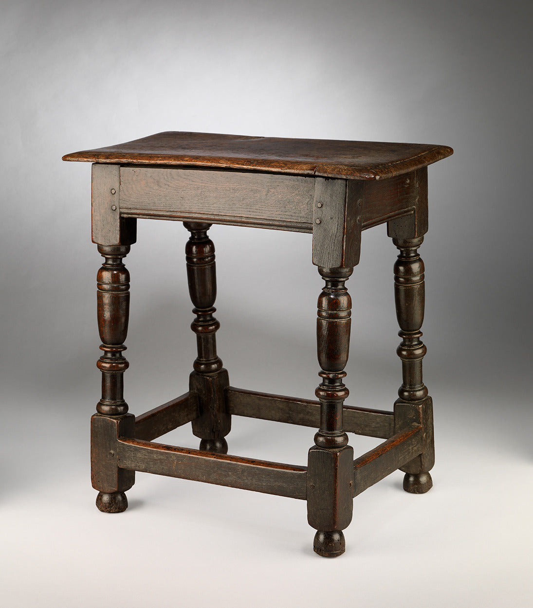 Classic William and Mary Period Joint Stool