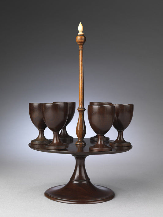 Rare Georgian Egg Cup Stand