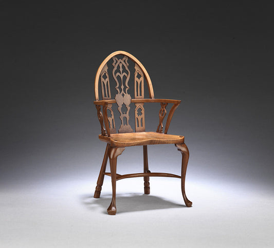 Remarkable Collection of Four Vintage Miniature Windsor Chairs