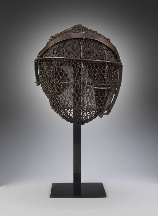 Graphically Sculptural Protective Ironwork Mask