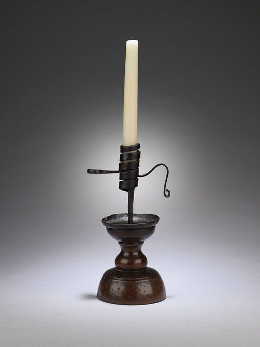 An Exceptional Early Georgian Spiral Candlestick