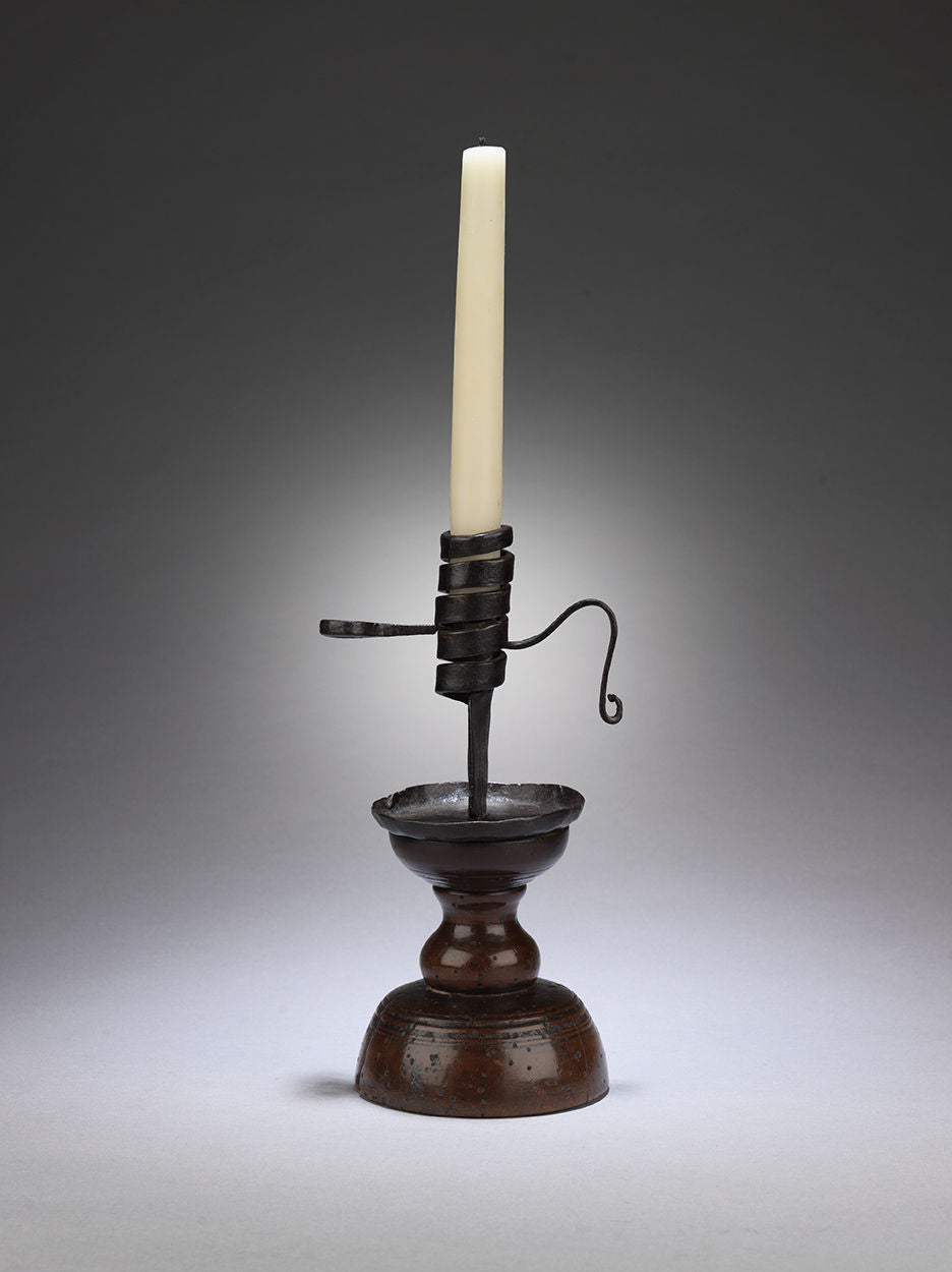 An Exceptional Early Georgian Spiral Candlestick