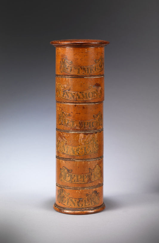 Fine and Rare Tall Six Section Spice Tower