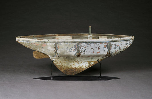 A Magnificently Sculptural Pond Yacht Hull