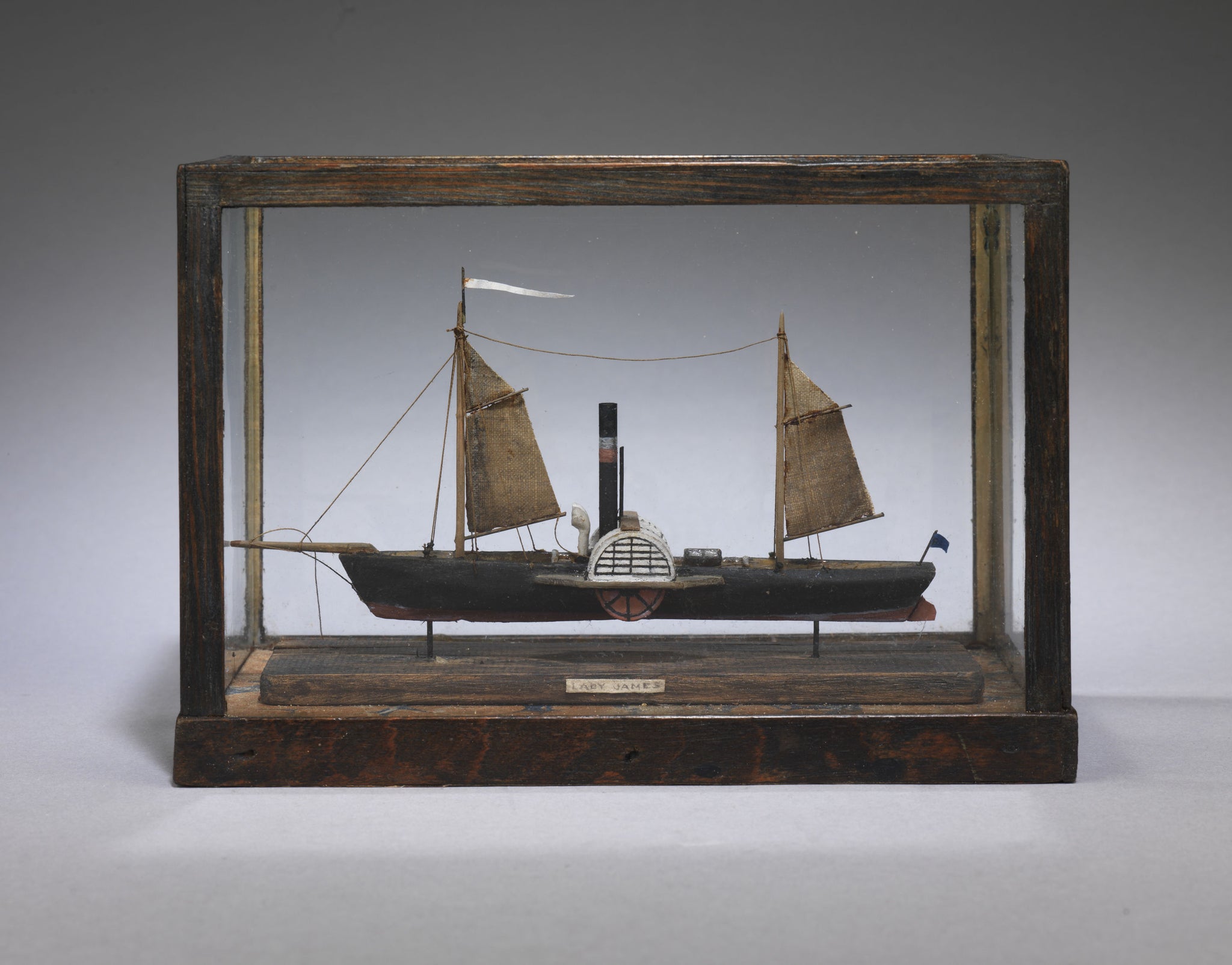 "Lady James" Paddle Steamer Ship Model 