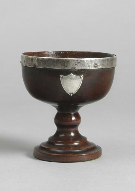 Georgian Fruitwood Wine Goblet