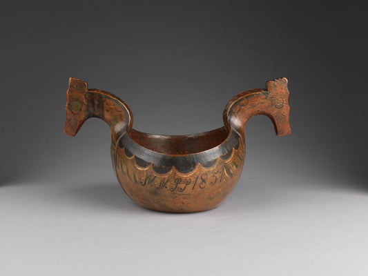 A Good Large Ceremonial Horse Head Kasa