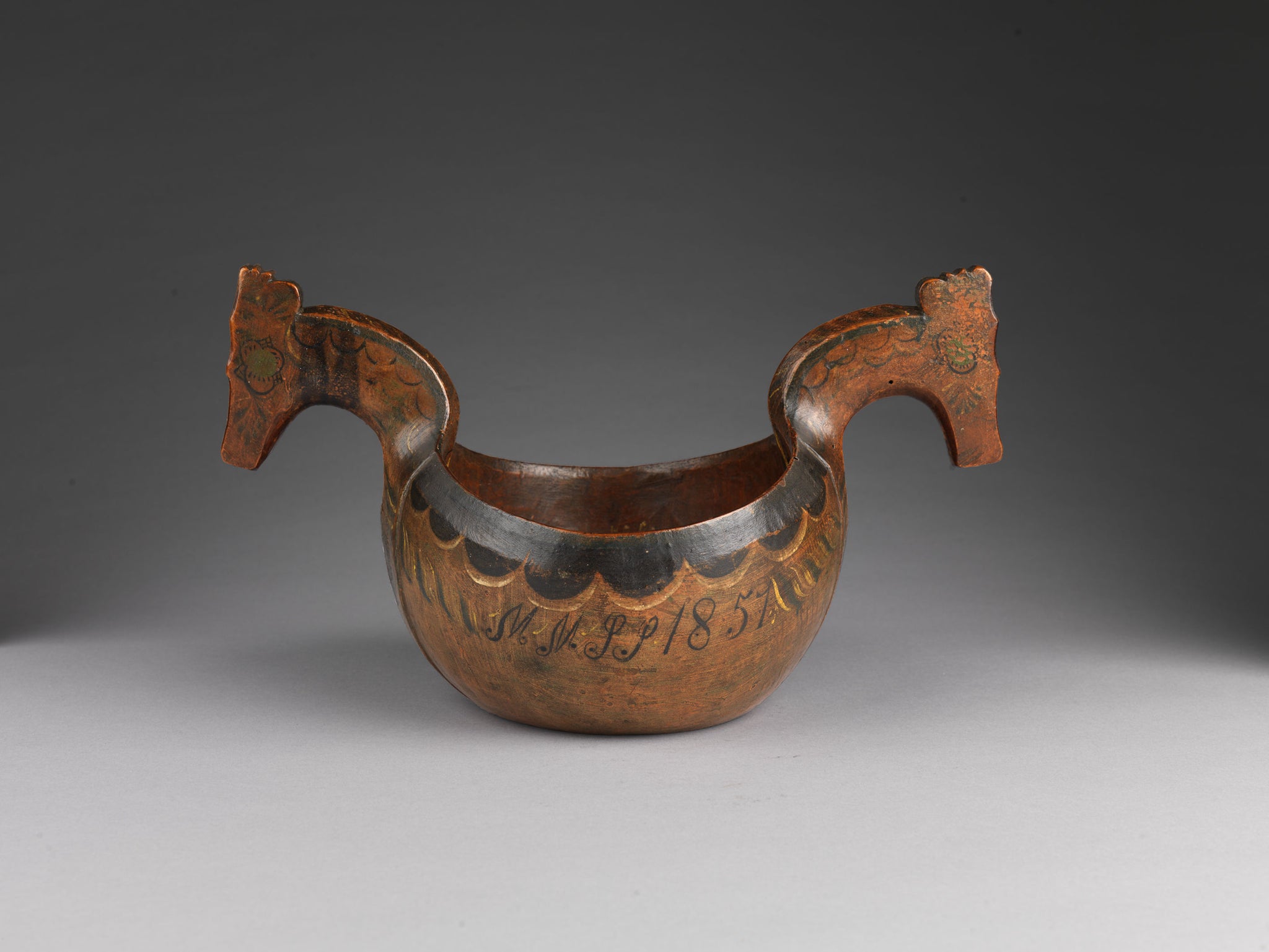 A Good Large Ceremonial Horse Head Kasa