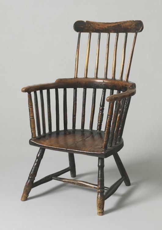 Primitive Comb Back Armchair 