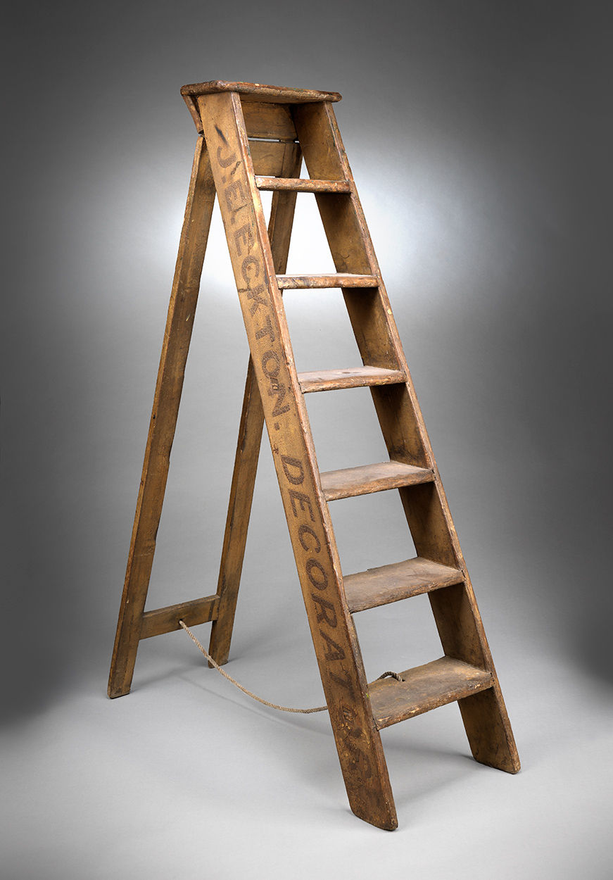 Working Vintage Decorators and Sign Writers Step Ladder 