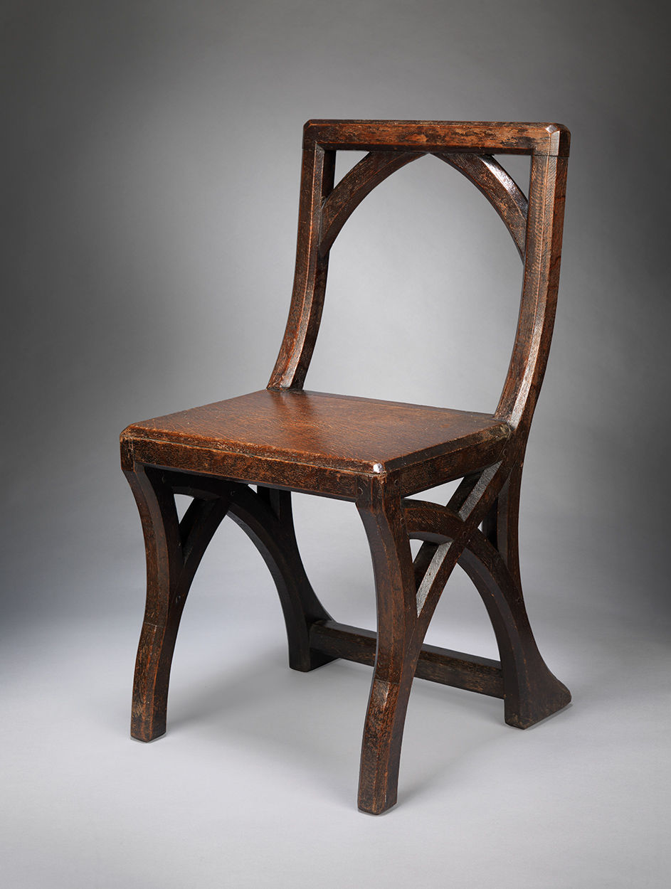 Interesting Gothic Revival Side Chair 