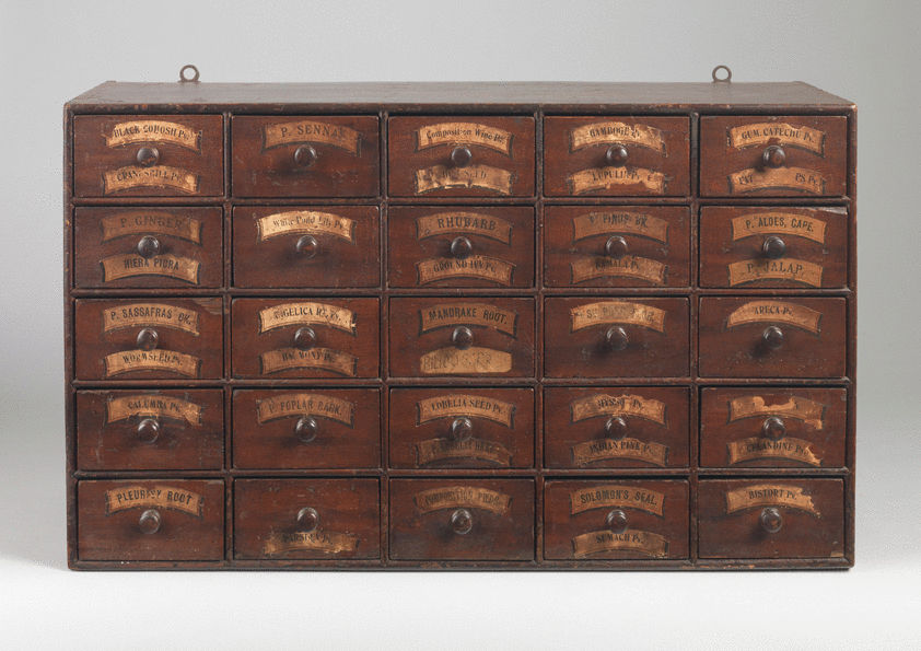 Nest of Apothecary Drawers