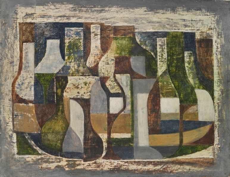 Composition with Bottles and Jars