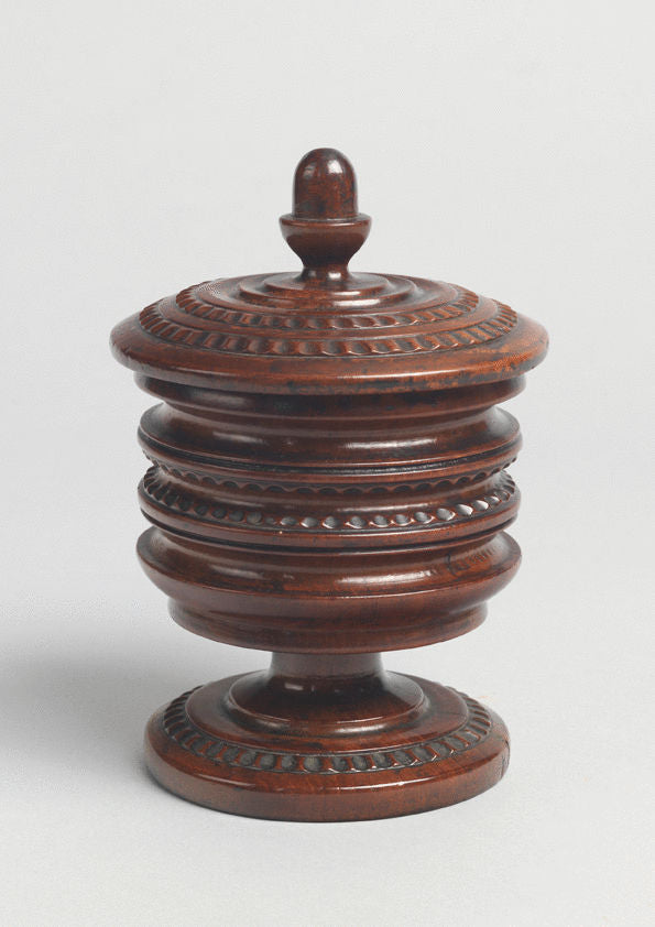 Finely Turned and Decorated Spice Pot