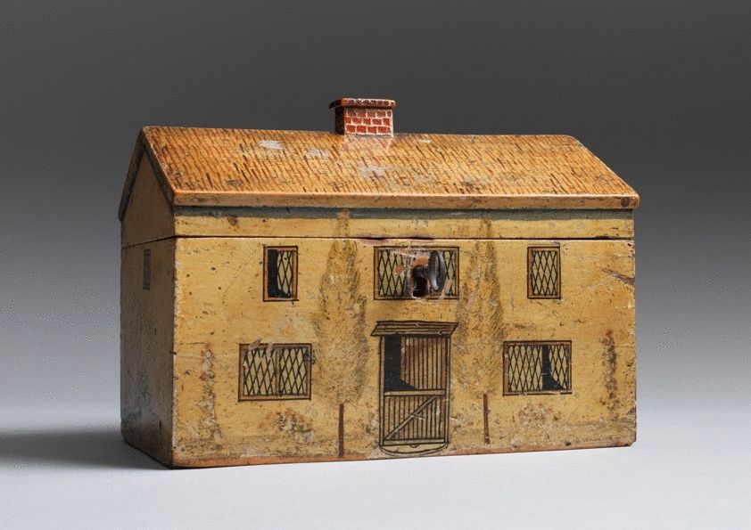 Rare Regency Period House Form Box
