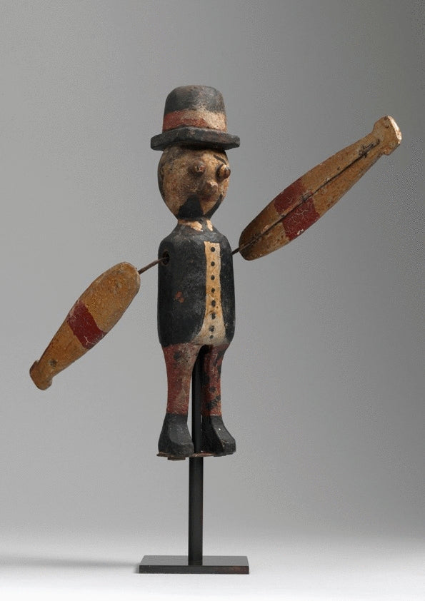 Small Primitive Figure Form Folk Art Whirligig – Robert Young Antiques