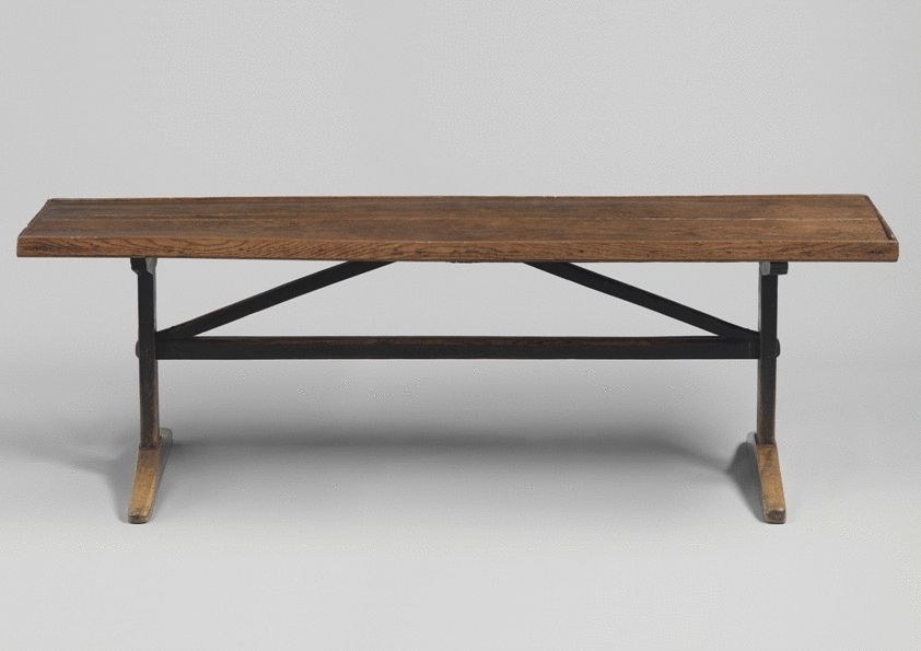 Classic Early 'T' Trestle Tavern Table