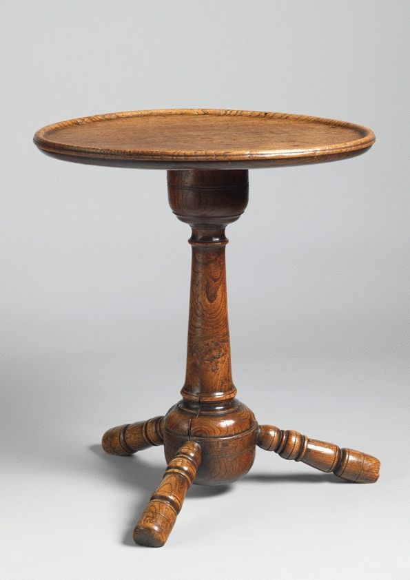 Exceptional Charles II Turner's Tripod Table