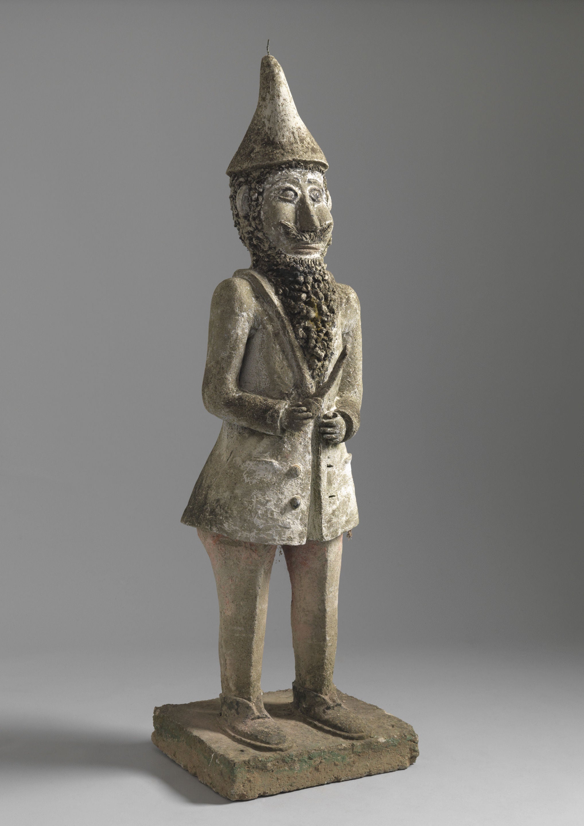 Bearded Standing Figure with Pointed Hat