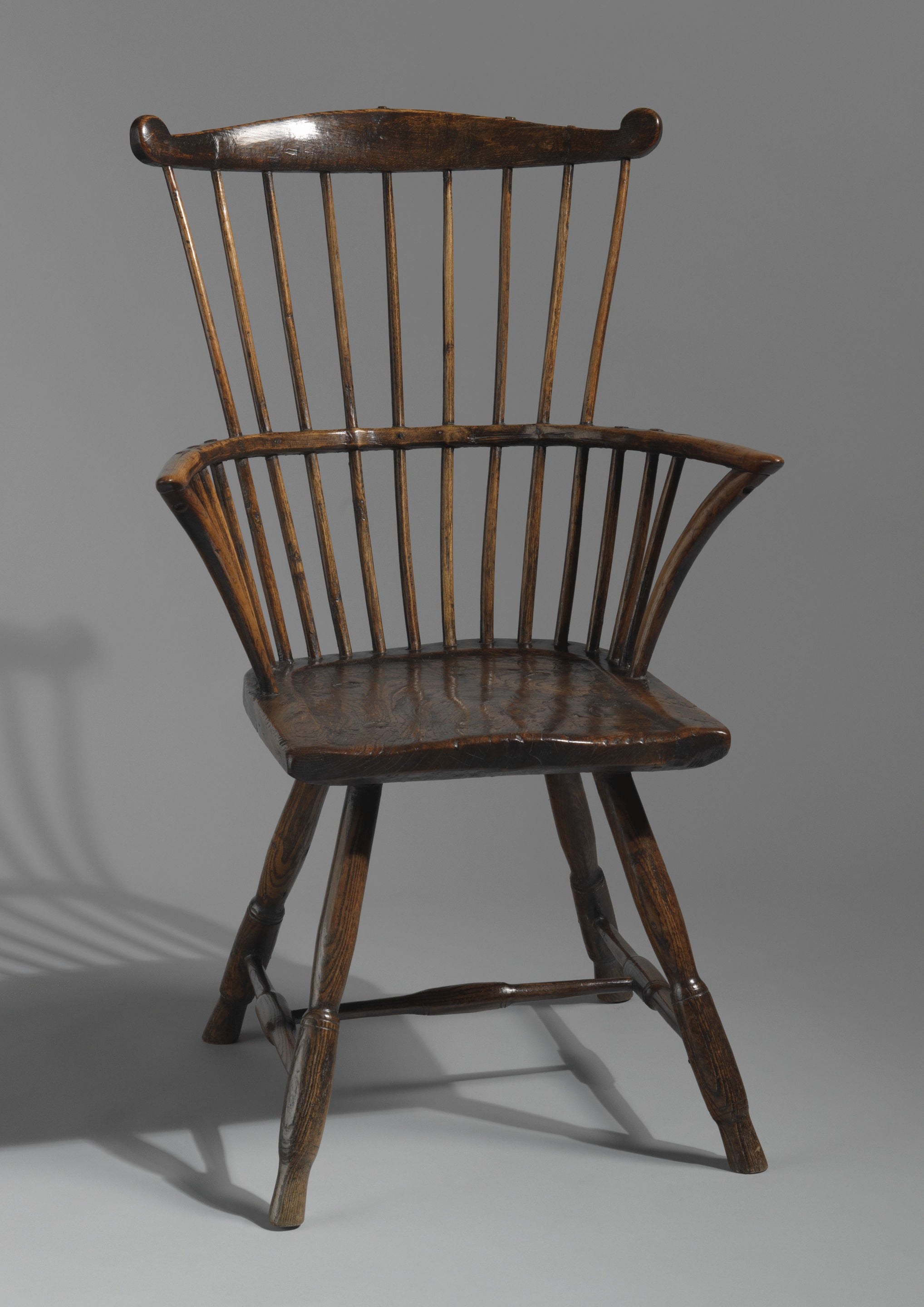 Elegant Early Fan Back Windsor Chair