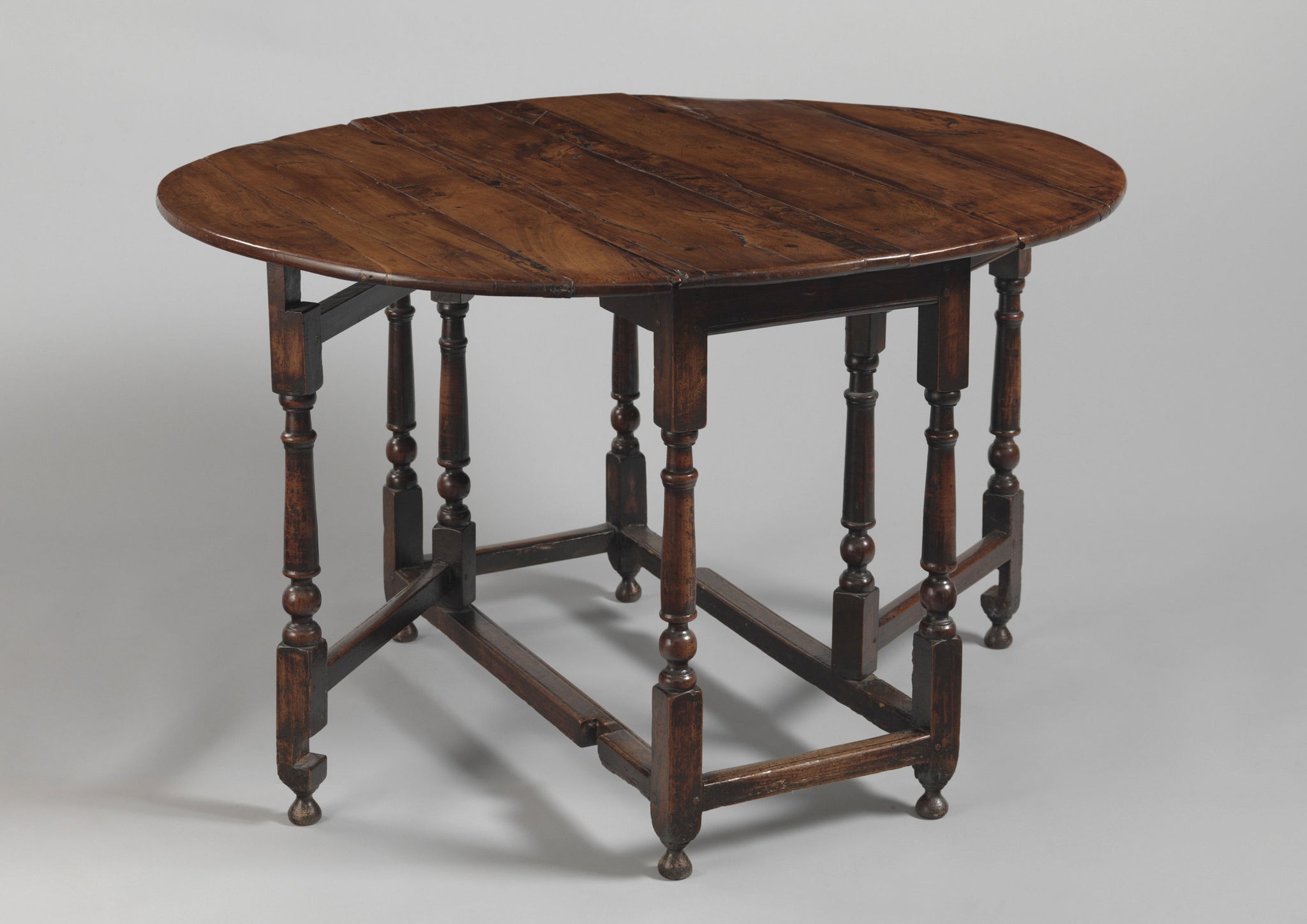 William and Mary Period Oval Table.