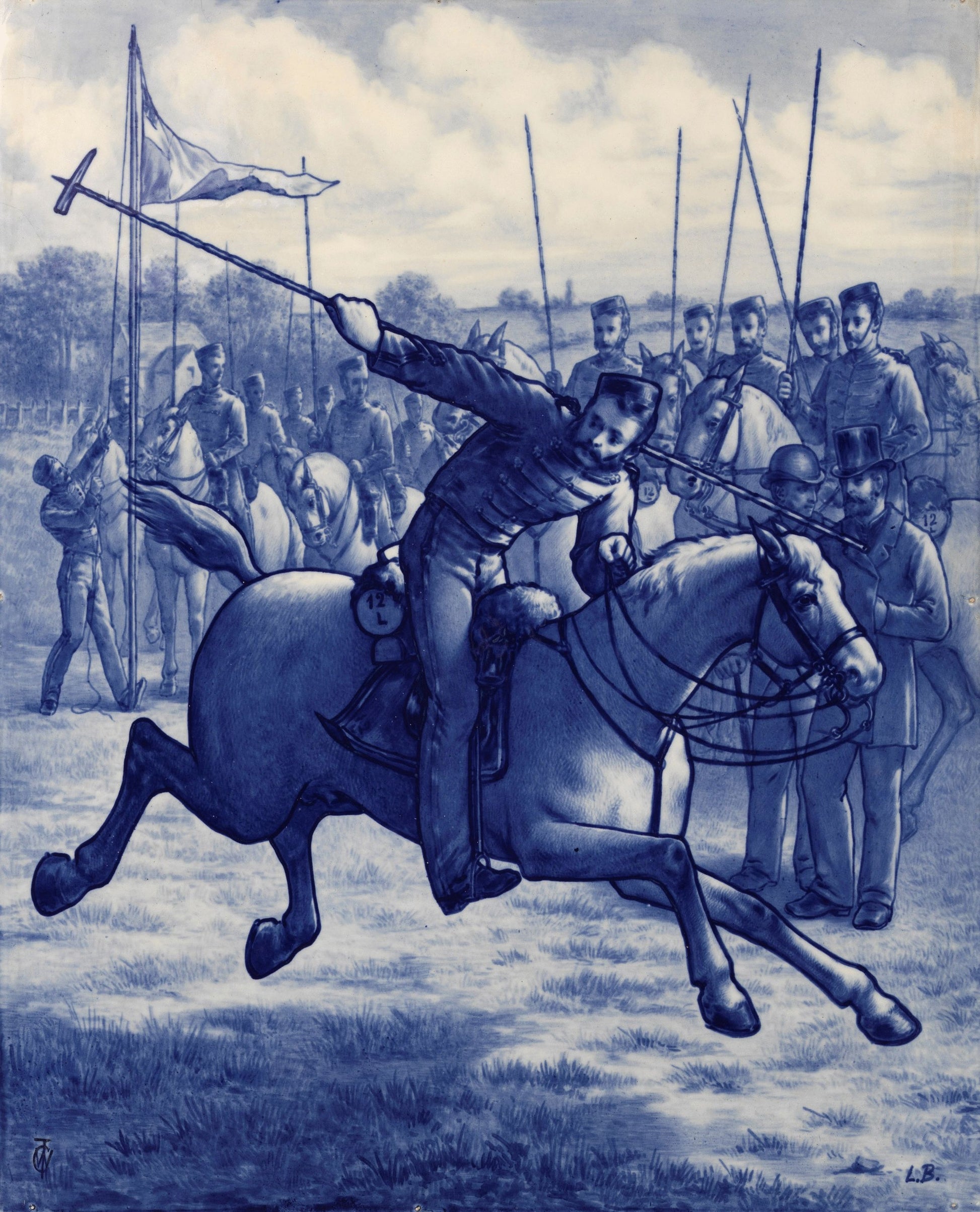 pegging tent Tent Pegging' – Robert Young Antiques