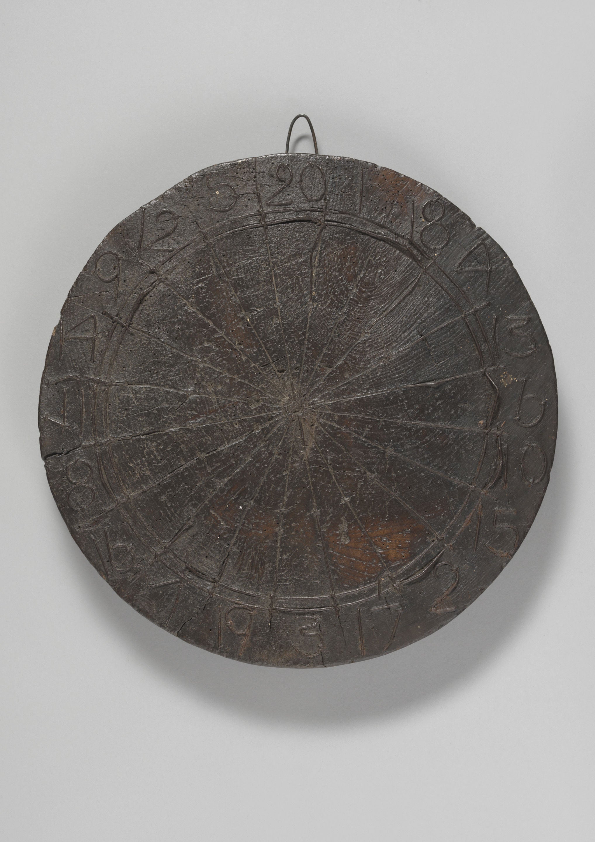 Sculptural Segmented Early Vernacular Dart Board