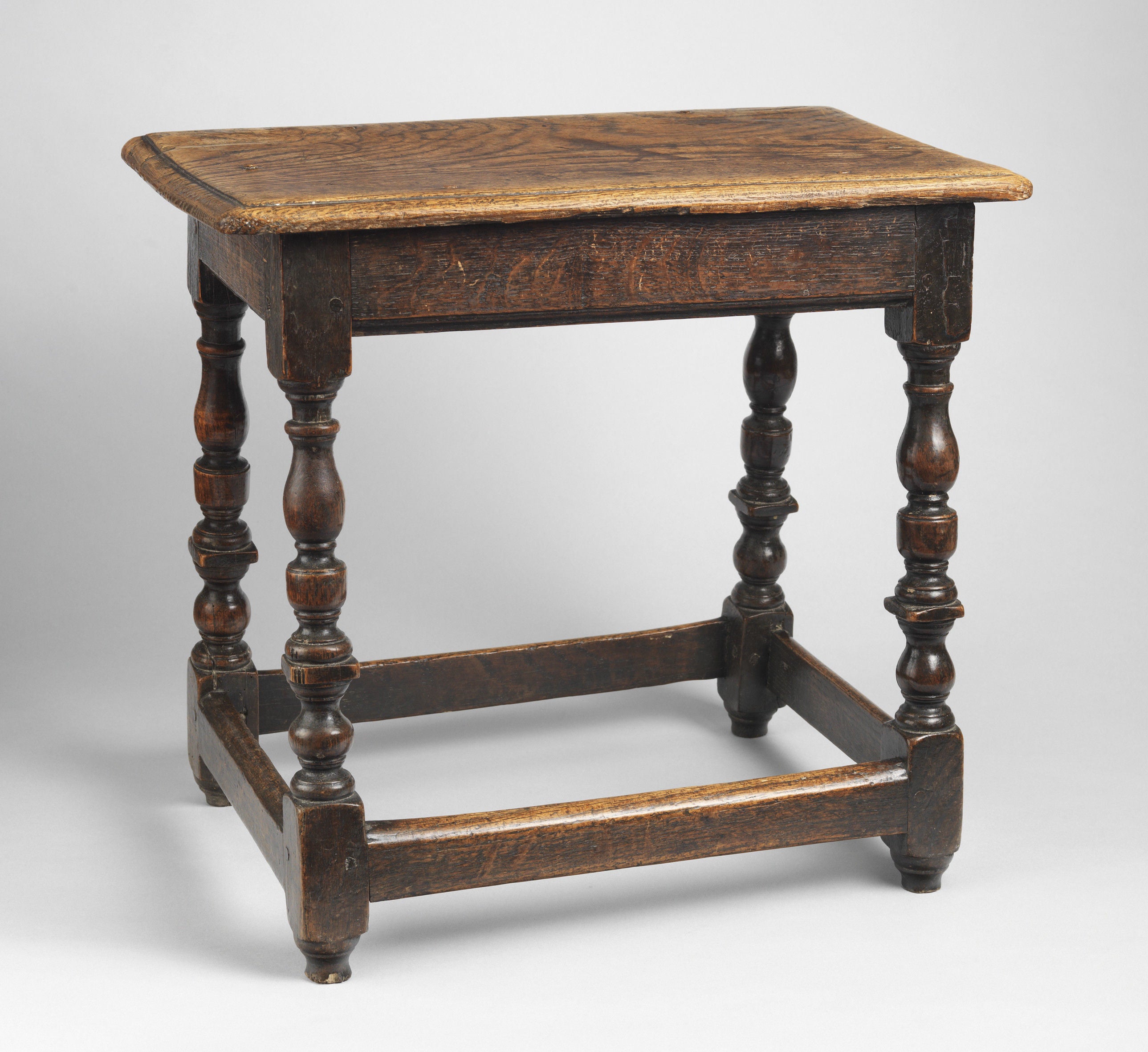 Rare Double Baluster Turned Leg Joined Stool/Table – Robert Young Antiques