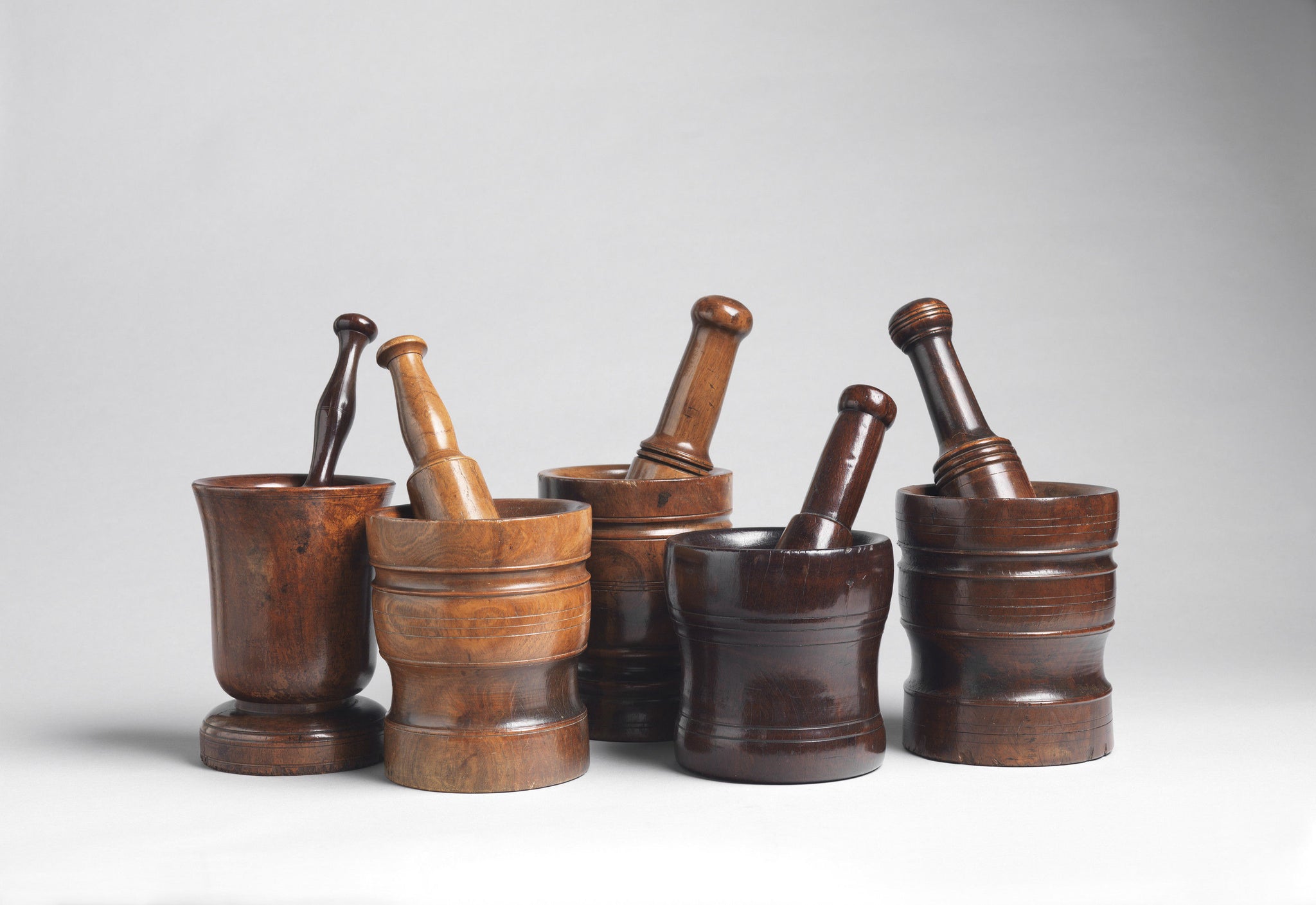 A Fine Collection of Fine Early Mortars and Pestles