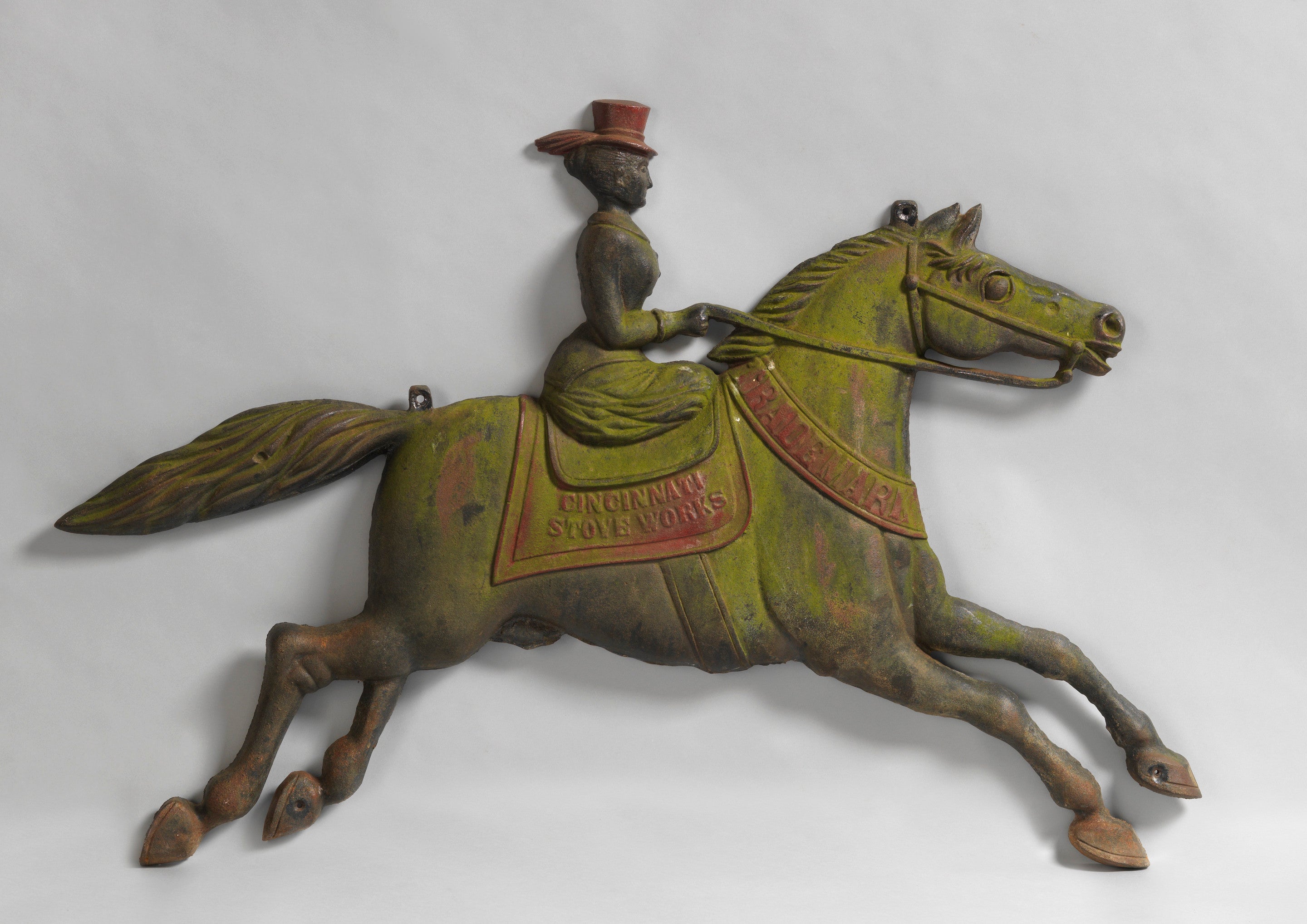 Running Horse With Lady Rider Trade Sign – Robert Young Antiques