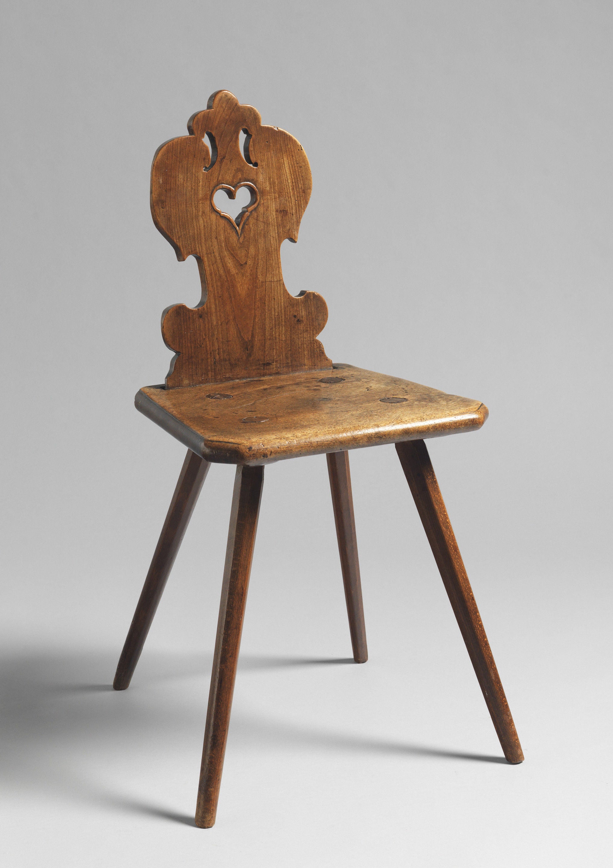 Heart Decorated Love Token Backstool