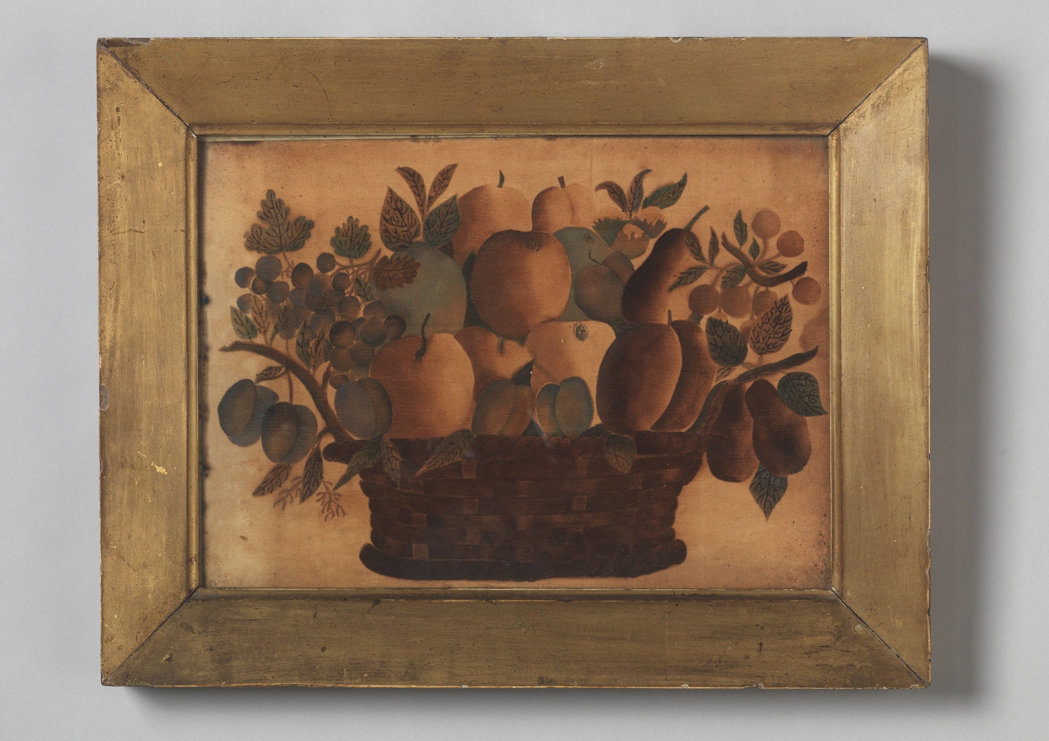 Still Life Depicting A Basket of Fruit
