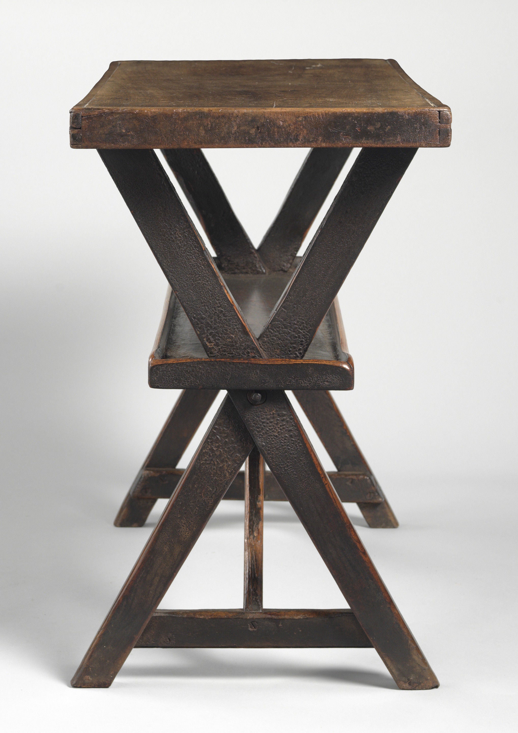 Two Sculptural Early Tavern Tables