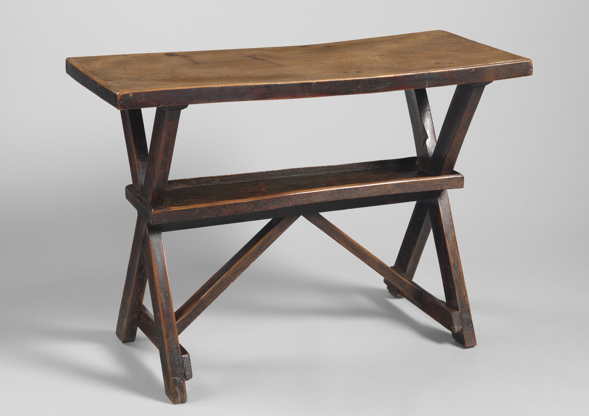 Two Sculptural Early Tavern Tables