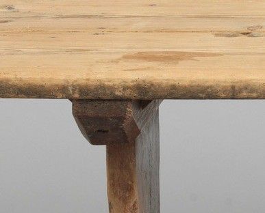 Gustavian Style Trestle Based Console or Serving Table