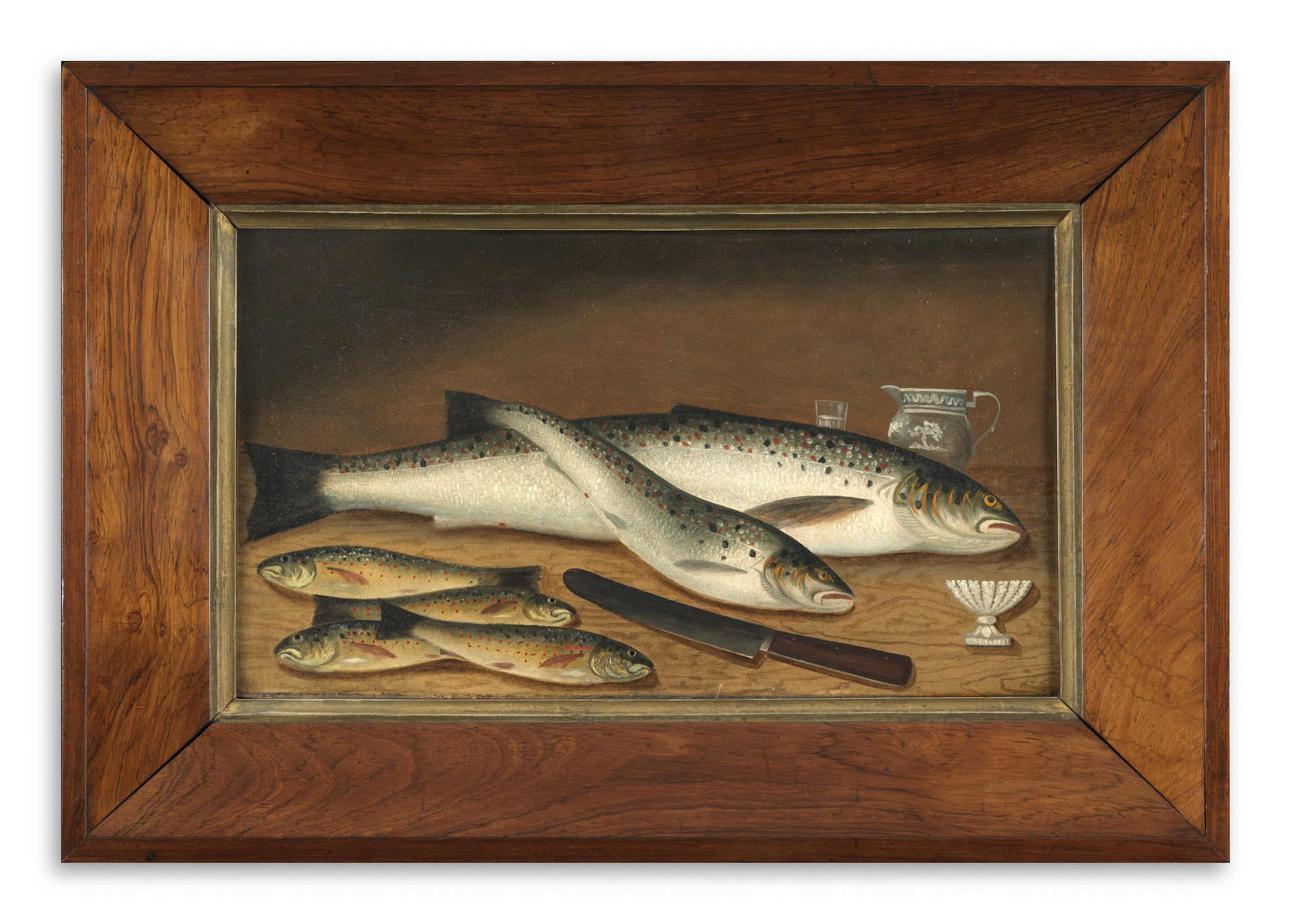 "Salmon And Trout on the Supper Table"