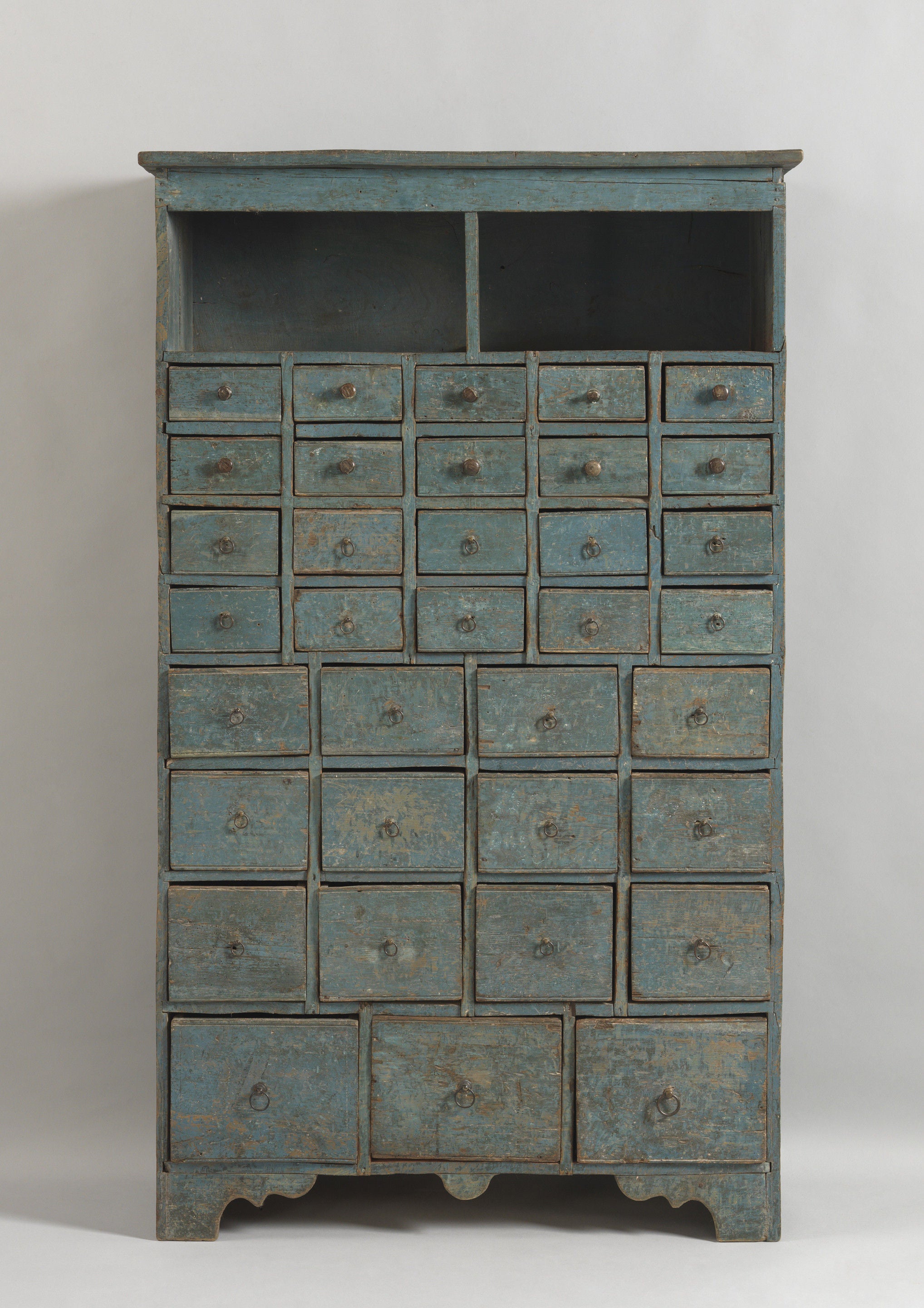Remarkable Georgian Nest Of Thirty Five Seed Drawers