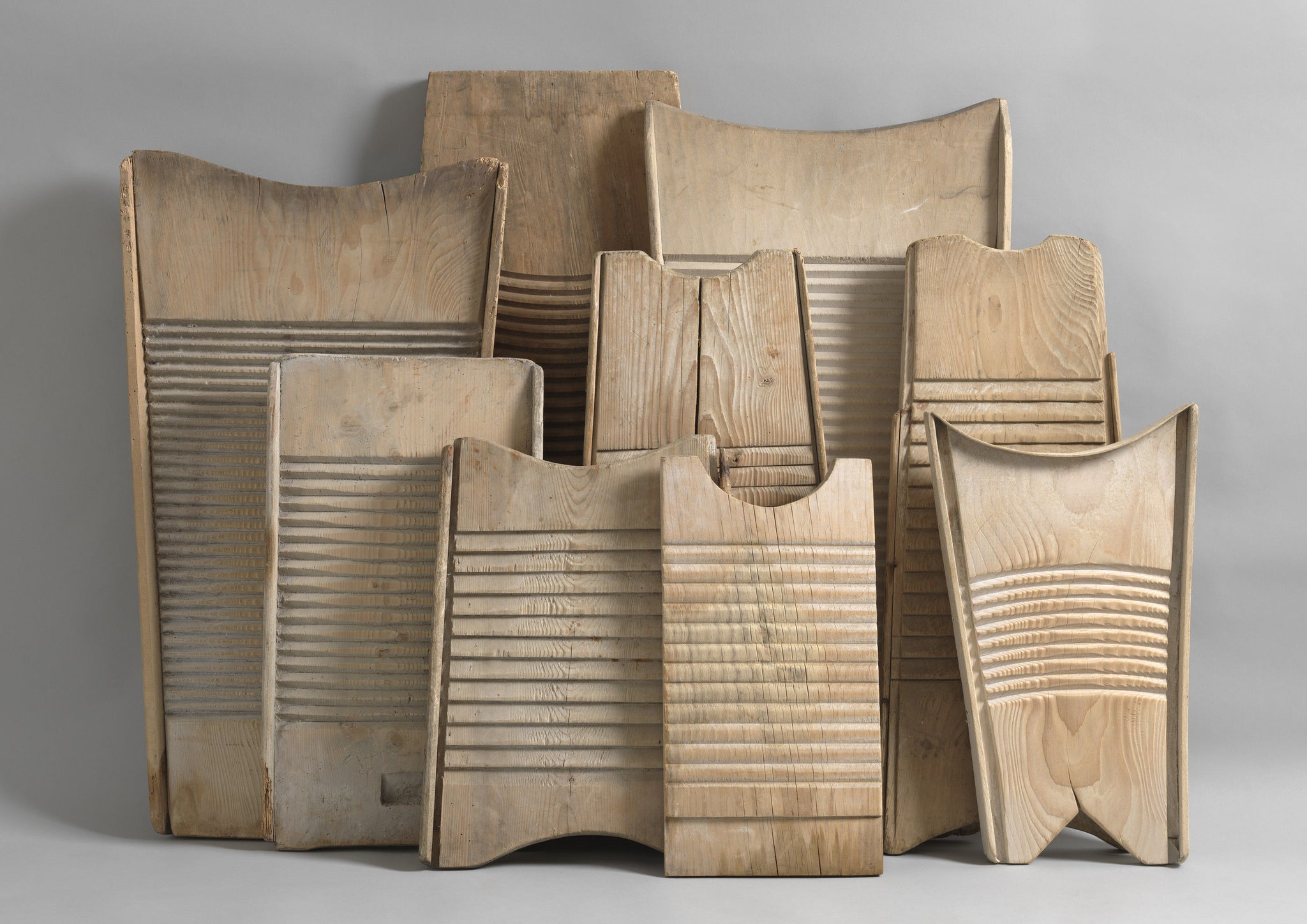 Unusual Collection Of Graphically Sculptural Washboards