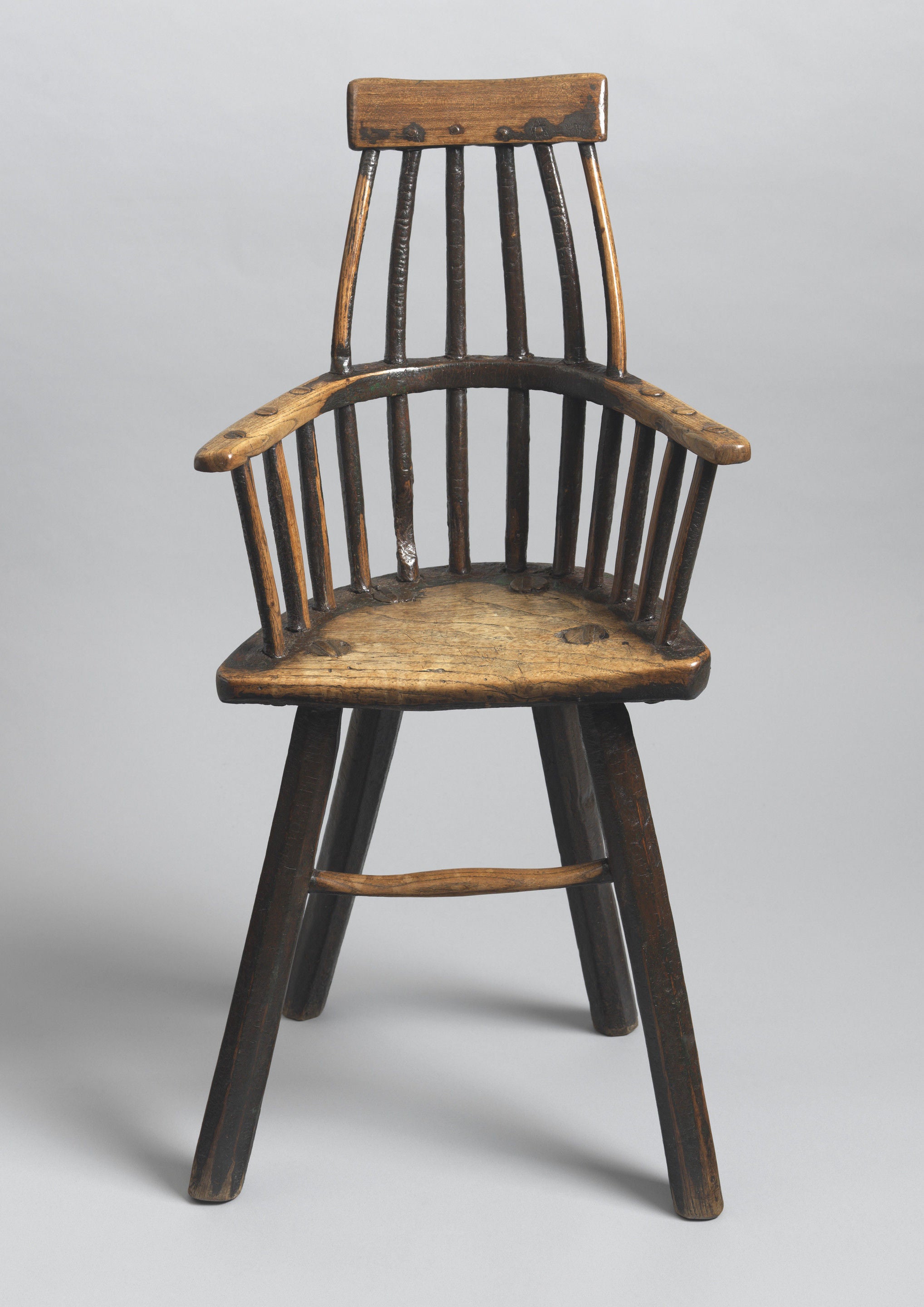 Exceptional Early  “Lobster  Pot” Form Child's Chair