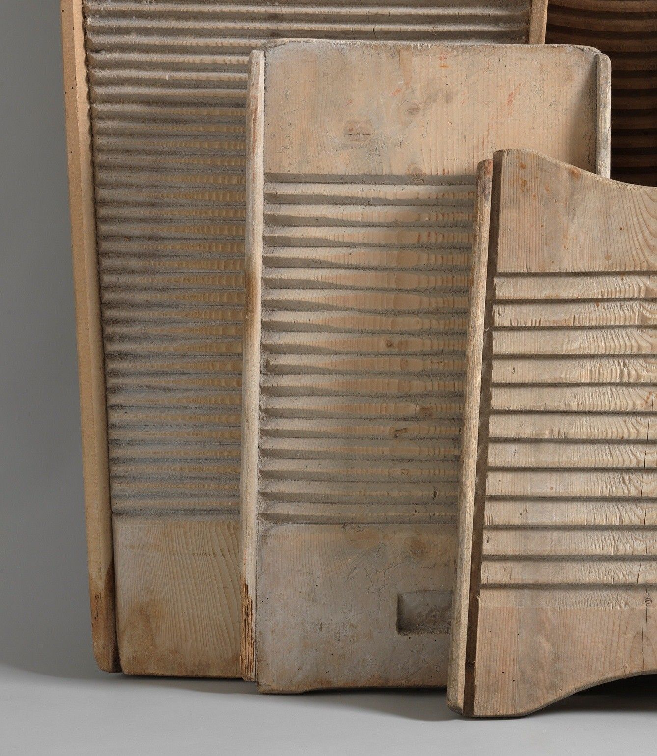 Unusual Collection Of Graphically Sculptural Washboards