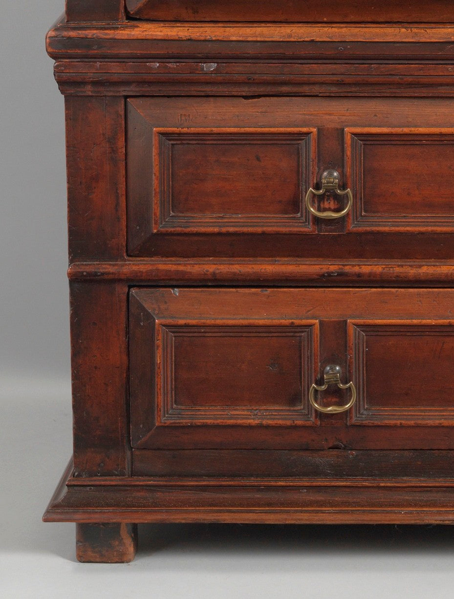Rare William and Mary Period Two Part Chest of Drawers