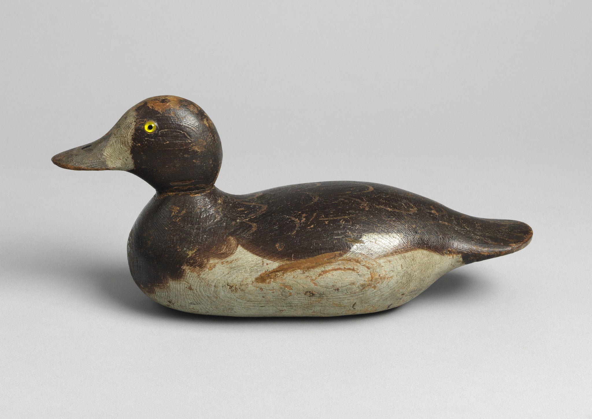 Lovely Waterfowl Decoy with Glass Eyes