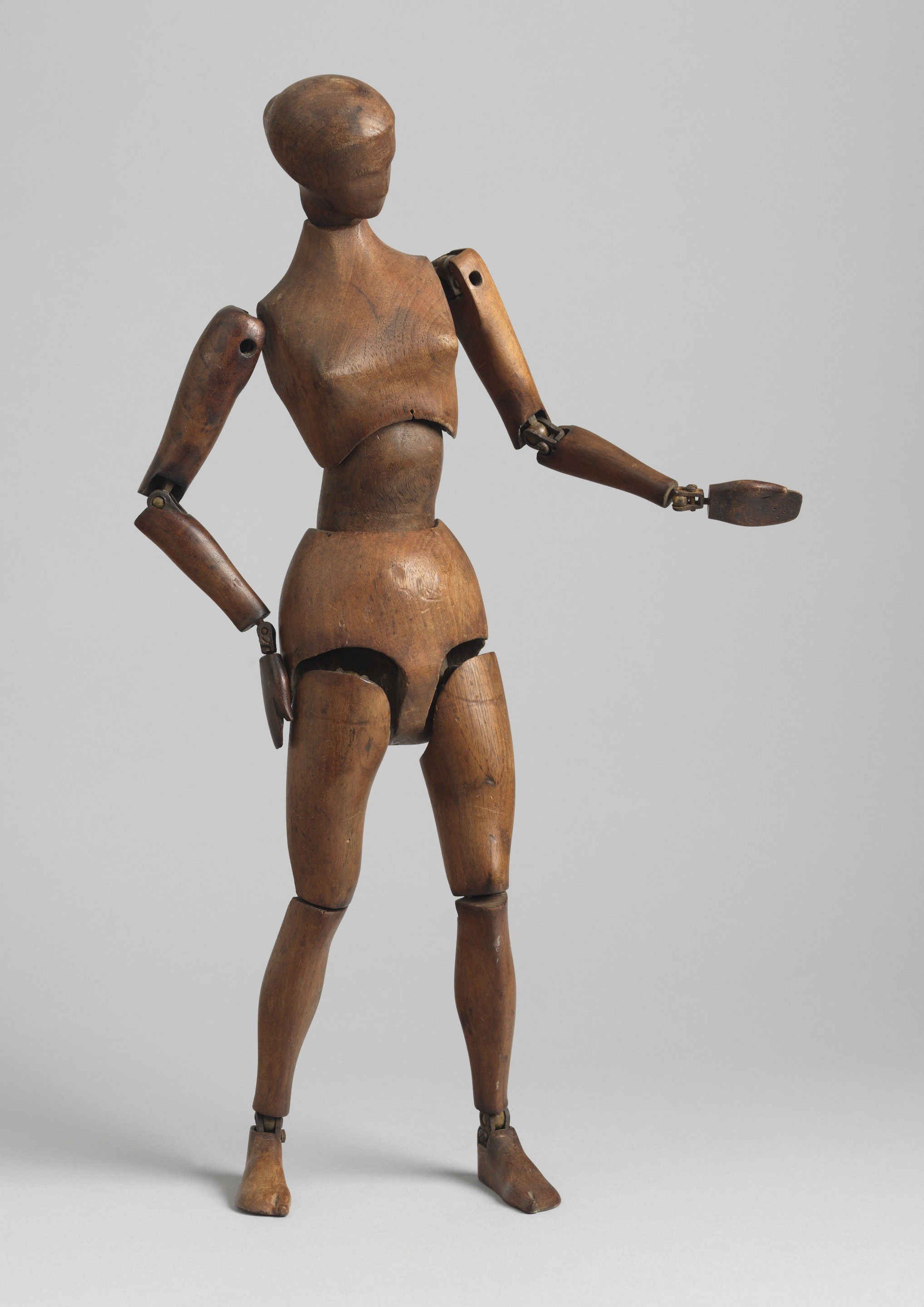 Unusual Large Modernist Artist's Female Lay Figure
