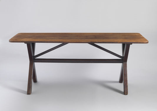 Provincial Georgian 'X' Frame Tavern Table