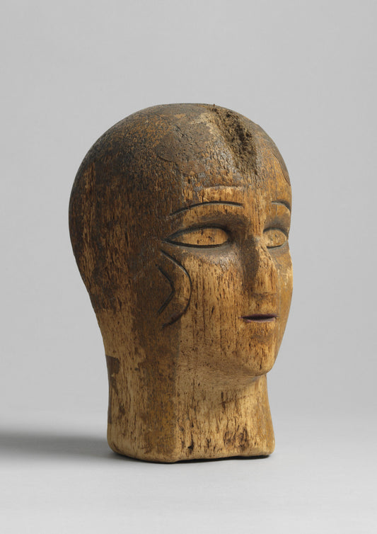 Unusual Early Milliner's Head Form